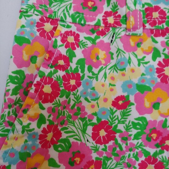 Lilly Pulitzer daisy floral scalloped hem shorts size 2 - Picture 7 of 10